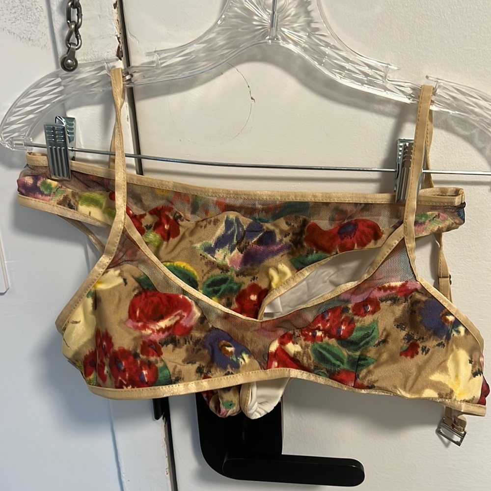 Zimmermann size 1 bikini top and bottom